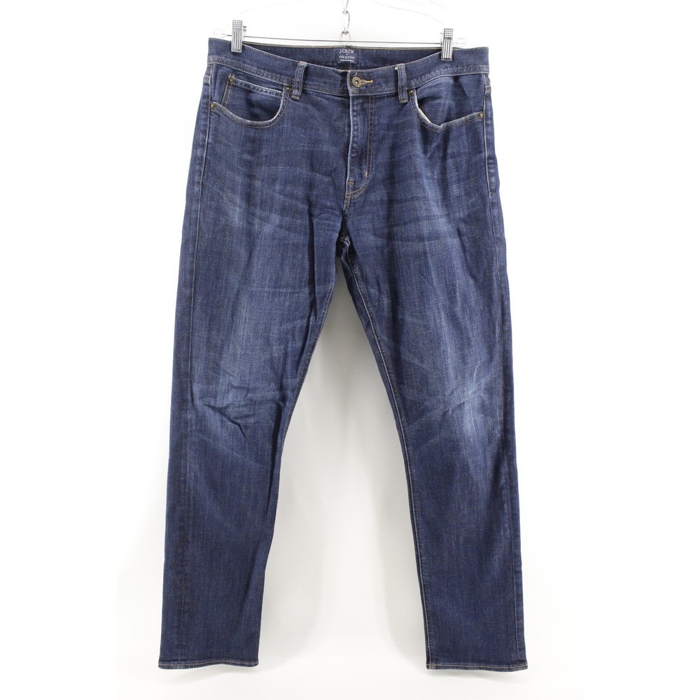 J‎ crew the Sutton Blue Jeans Men's size 36x34 (Tag 34x34)